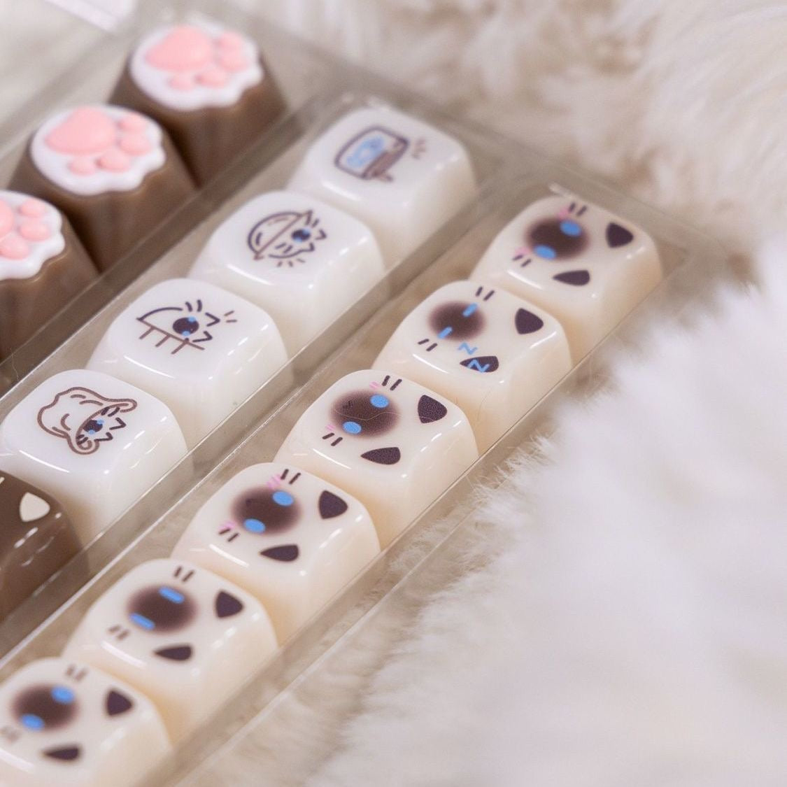 YMDK 148 Keys Ragdoll Cat Top Print MAO Profile PC Material Custom Keycaps for 65/75/87/98/100/104 MX Mechanical keyboard