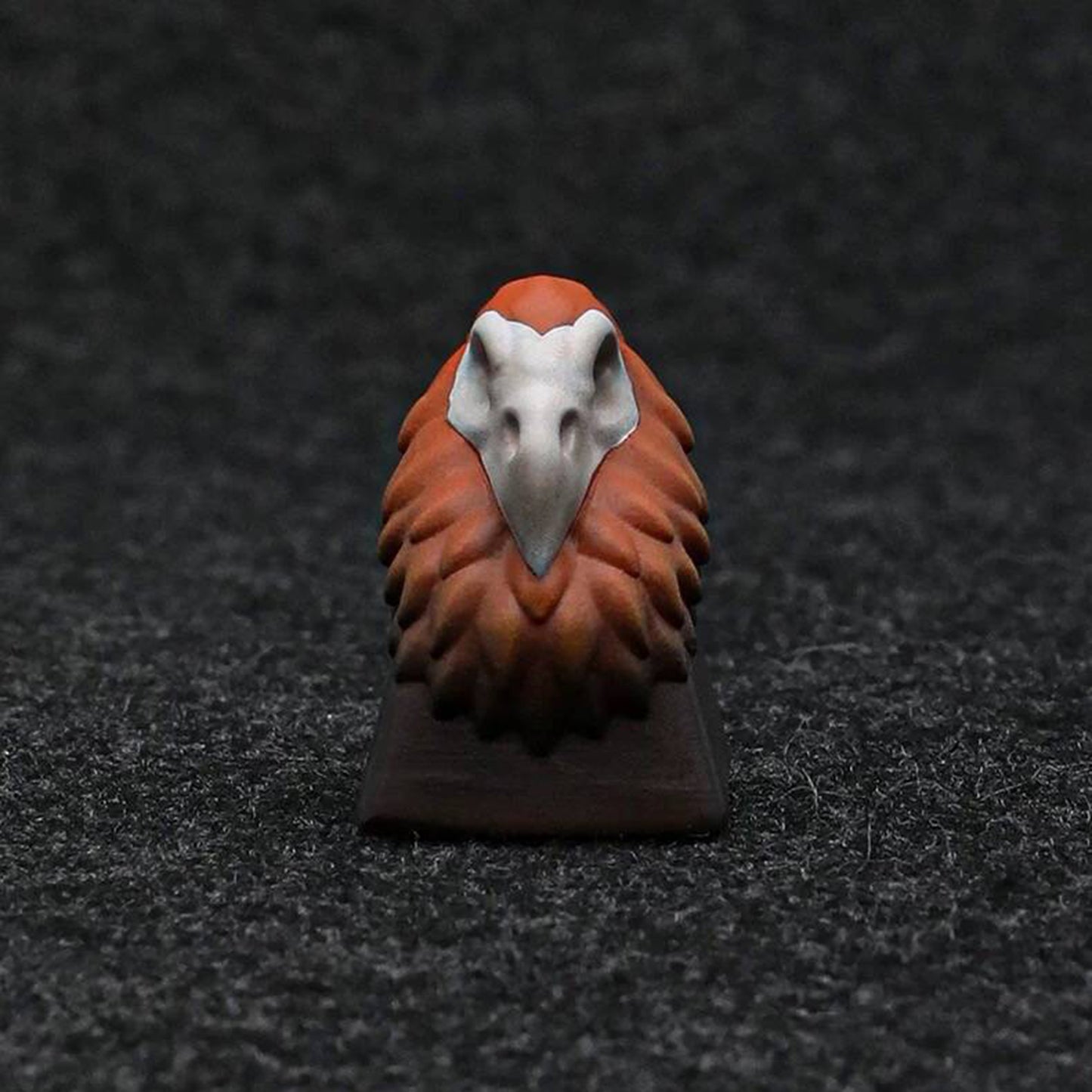 YMDK Sharp-beaked Crow Personality Keycaps Three-dimensional Resin Keycap 3D Printing Cool Creative Key Caps for MX Mechanical Meyboard