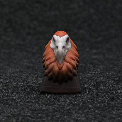 YMDK Sharp-beaked Crow Personality Keycaps Three-dimensional Resin Keycap 3D Printing Cool Creative Key Caps for MX Mechanical Meyboard