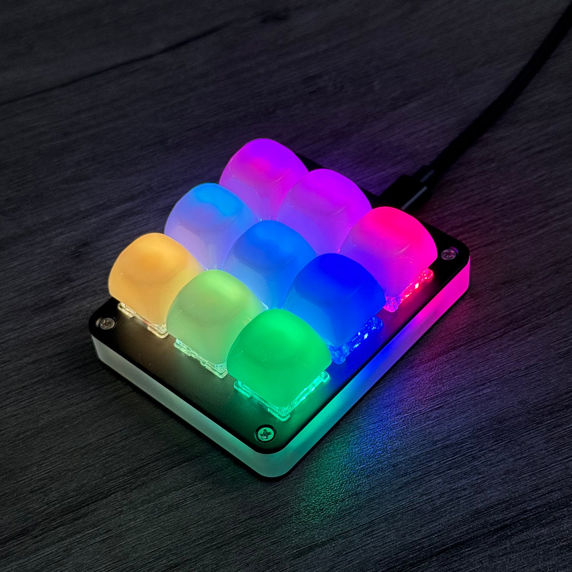 YMD-9 Aluminum And Acrylic Numpad (QMK VIA RGB Hotswap Supported