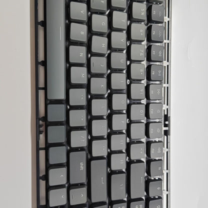 Gray Orange ABS Low Profile Keycaps Backlit Key Caps Compatible with Keychron K1 K3 Low Profile Mechanical Keyboard