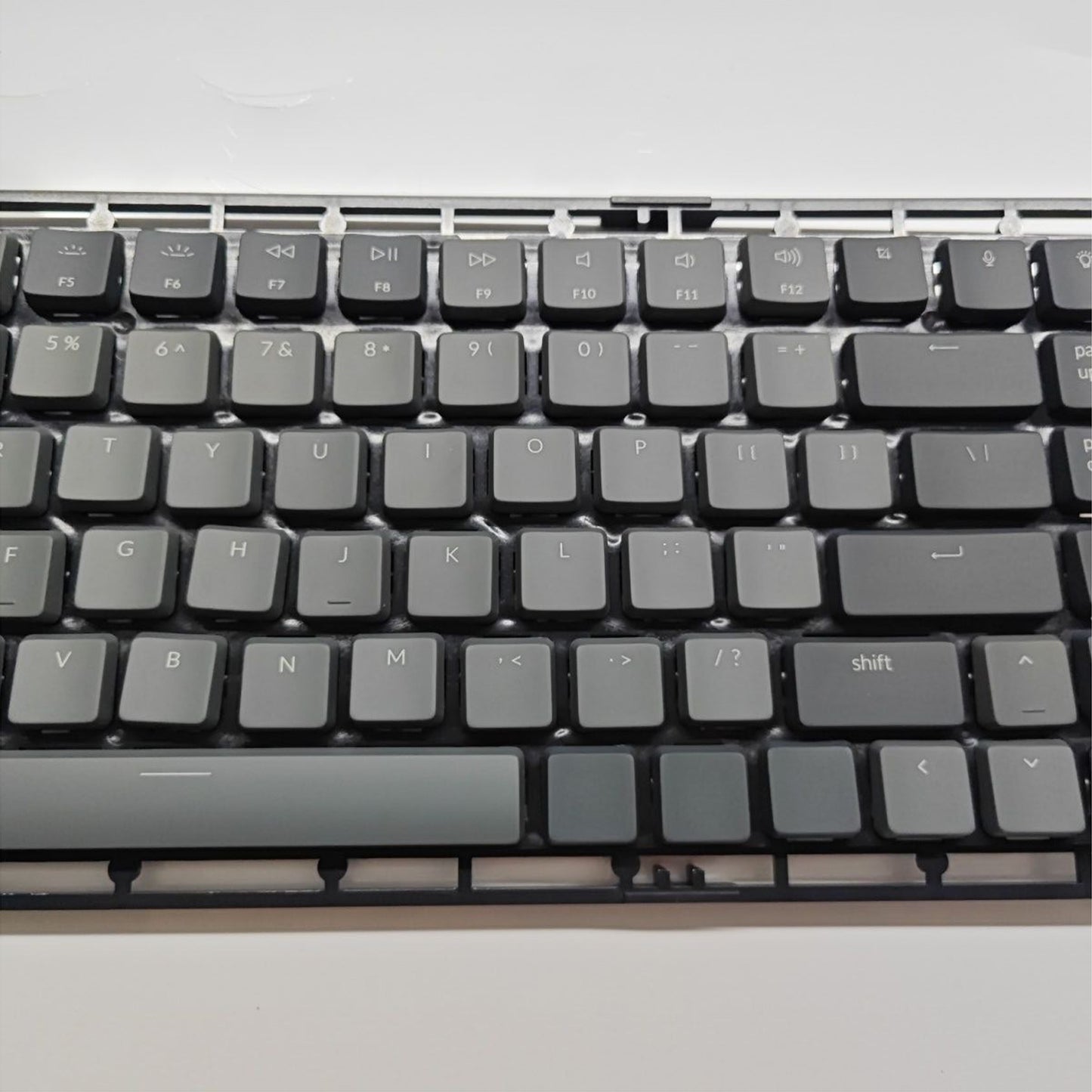 Gray Orange ABS 116 keys Low Profile Keycaps Backlit Key Caps Compatible with Keychron K3 Low Profile Mechanical Keyboard