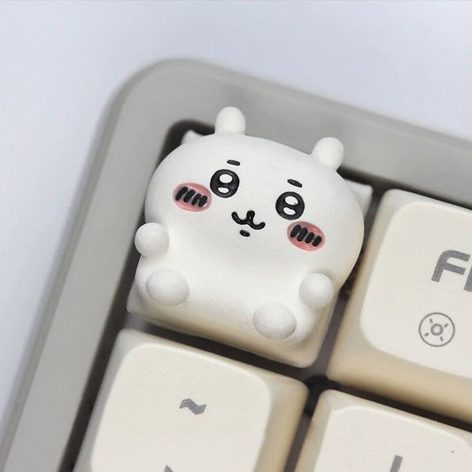 YMDK Kawaii Theme Cute Cartoon Personality Keycap  Resin Custom ESC key Cherry R4 Profile for Mechanical Keyboard