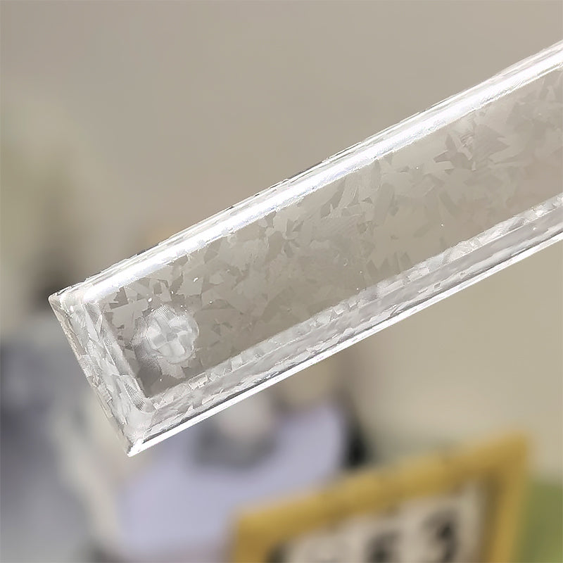 YMDK Carbon Fiber Texture 119 Key Side Printed Shine Through Keycaps for 61/64/68/84/87/96/108-Key MX Mechanical Keyboards