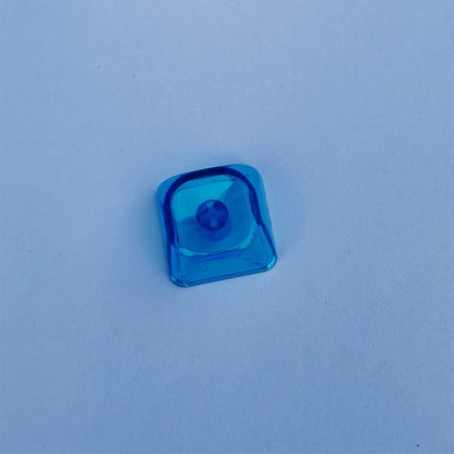 YMDK Gradient Series 1u MOA Profile Keycaps 1 pcs Blank Clear Shine-Through PC for MX Mechanical Keyboard - Red/Pink/Blue/Purple