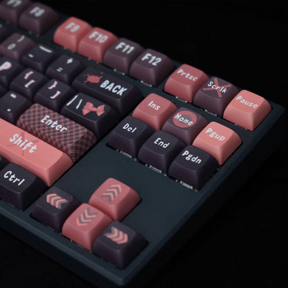 YMDK Villain JK Theme Keycaps Full Set 127 Keys XDA Profile PBT Dye Sub Keycap for MX Mechanical Keyboard