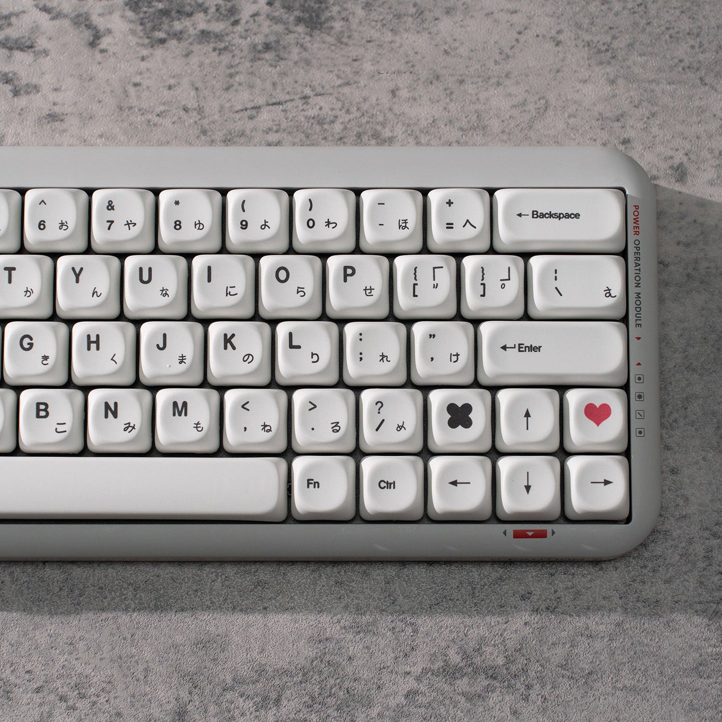 YMDK Minimalist White Keycap 129 keys MOA Profile PBT Dye Sub for MX Mechanical Keyboard 61 68 75 87 98 100 108