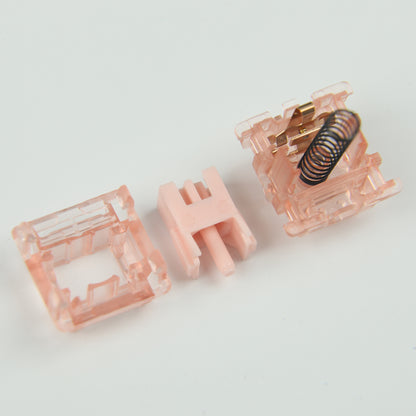 Gateron Box Ink v2 Pink And Black(Pre Lubed 5pin POM Stem PC Housing Switches)