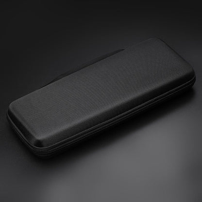 YMDK Black Oxford Hard‑Shell Keyboard Case, Shock‑Absorbent Waterproof Mechanical Keyboard Storage Bag for Mechanical Keyboard