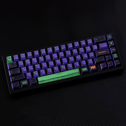 YMDK 150 Keys Comic Retro Machinery Cherry Profile PBT 5 Sides Dye Sublimation Keycaps for MX Mechanical Keyboards 75/87/98/104/108