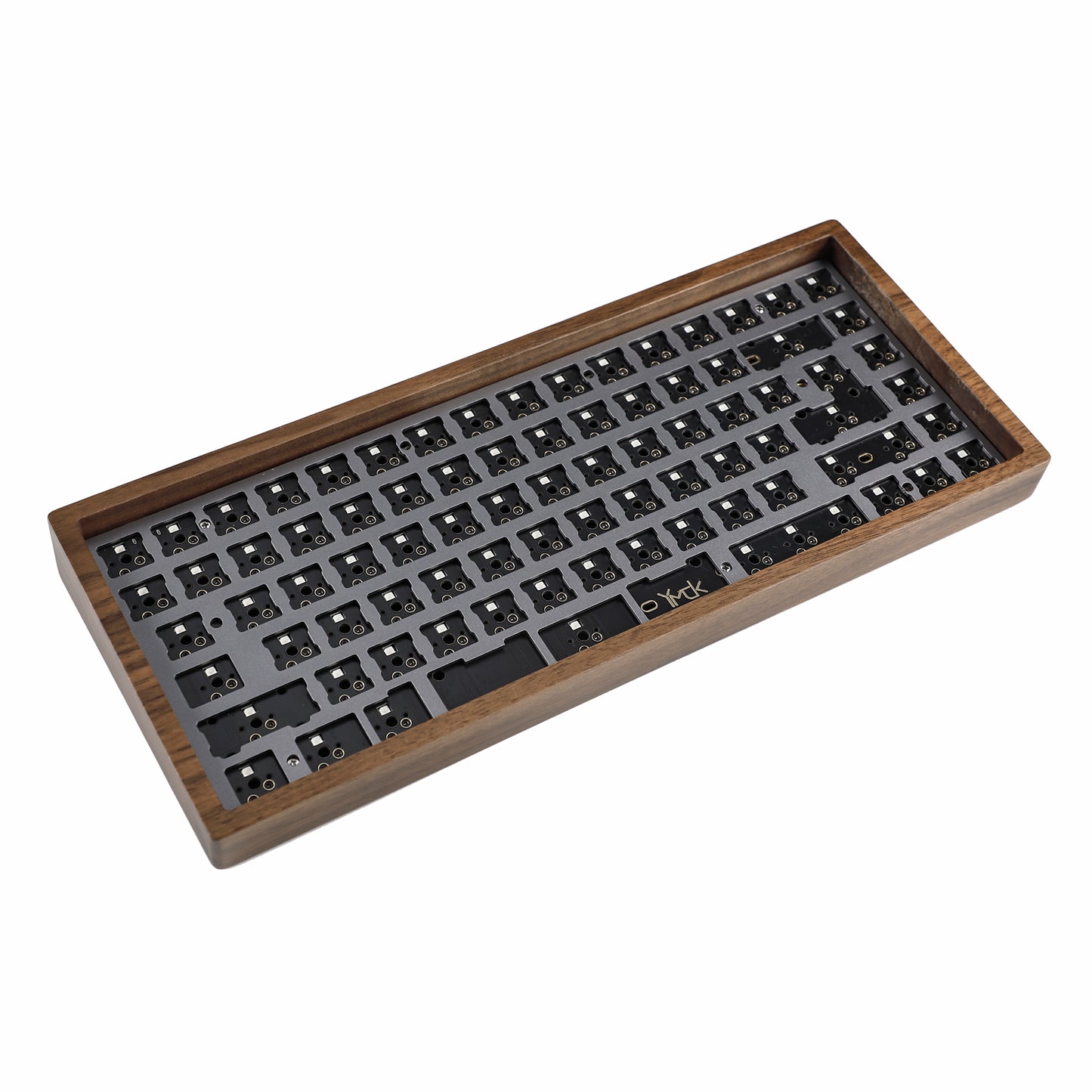 YMD75% YMD84 Wood RGB Kit(ANSI or ISO Layout North Facing VIA VIAL Fully Programmable)