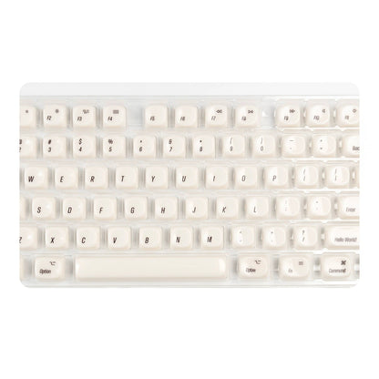 YMDK 136 Keys MAC Style Jade Ceramic Feel MOA Profile PC Material Top Print Keycaps for 61/68/87/98/104/108 MX Mechanical Keyboards