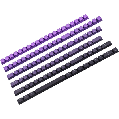 YMDK Purple Gradient 108 Backlit Keycaps(Double Shot OEM Profile/108 104 87 84 68 Using)