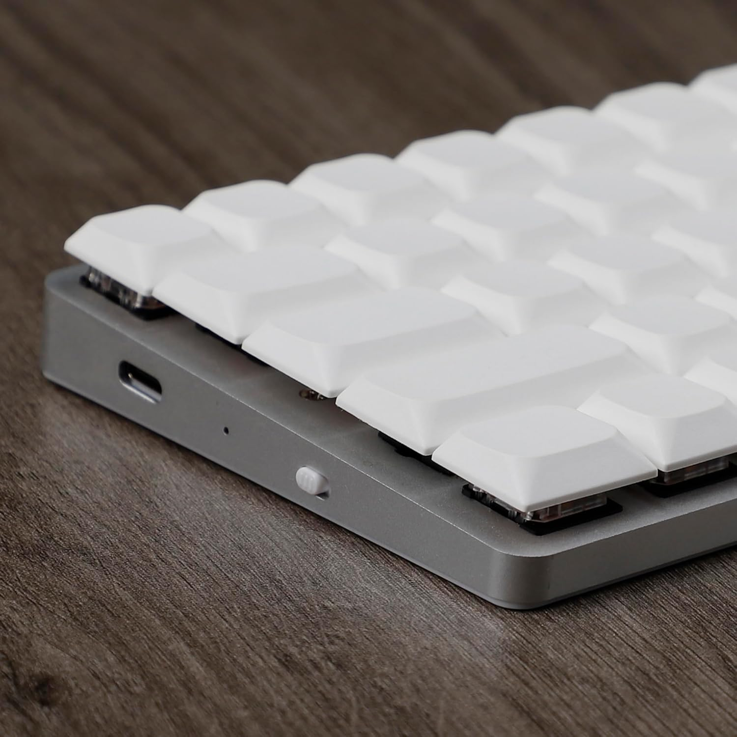 YMDK Ultra-Slim Style Blank Mx Low Profile Dye Sub PBT Keycaps for Mx 61 64 68 75 84 87 96 108 Layout Mechanical Keyboard