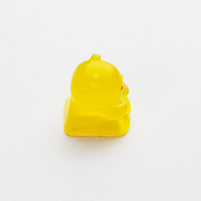 YMDK Gummy Bear Personalized Keycaps Cute Novel Decoration Translucent Resin Keycaps for Mechanical Keyboards