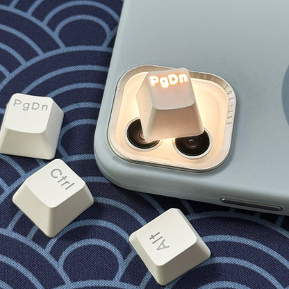 YMDK 105 German ISO Double Shot PBT Shine Through OEM Profile Keycap set Suitable For Cherry MX Switches Mechanical Keyboard