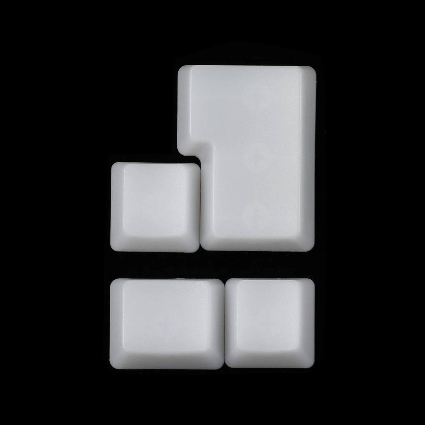 OEM Profile White Black Blue Pink ISO Keys Thick PBT Blank Keycaps For ISO Layout Keyboard
