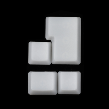 OEM Profile White Black Blue Pink ISO Keys Thick PBT Blank Keycaps For ISO Layout Keyboard