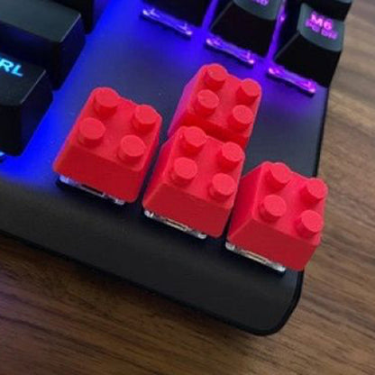 YMDK 4pcs Building Block Brick Arrow Keys 3D Printed Creative Color  Personalized Keycaps for MX Mechanical Keyboard