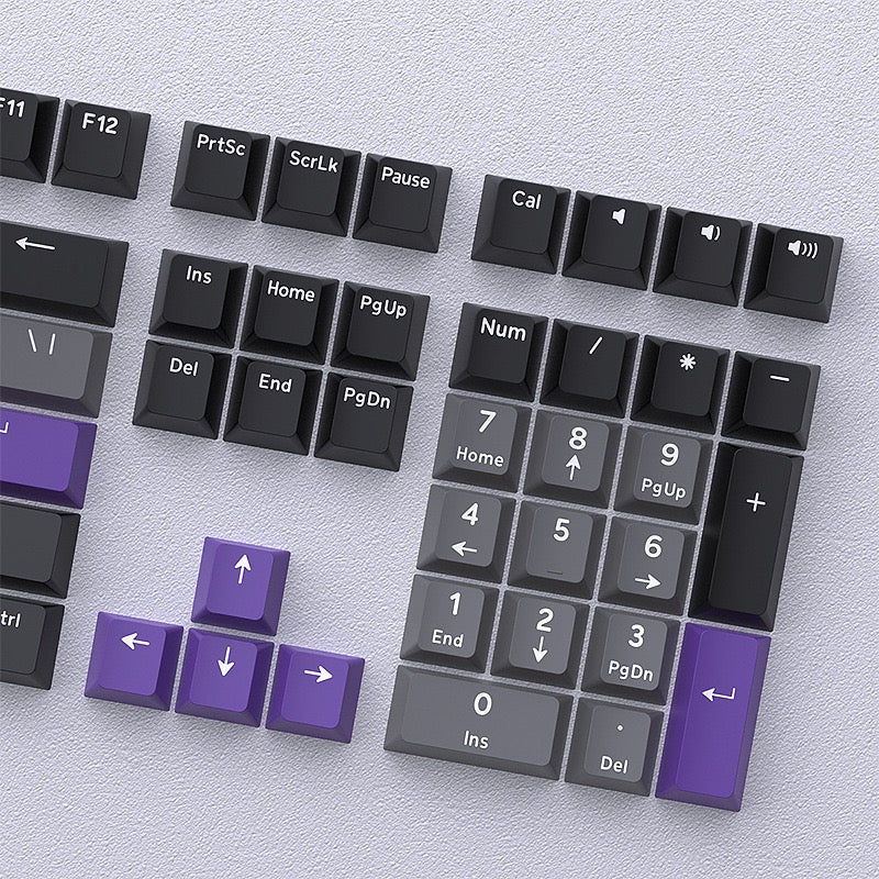 YMDK 126 Keys Blue Mecha Theme Keycaps Cherry Profile PBT Dye Sub Keycaps Cool Custom Key Caps for MX Mechanical Keyboards