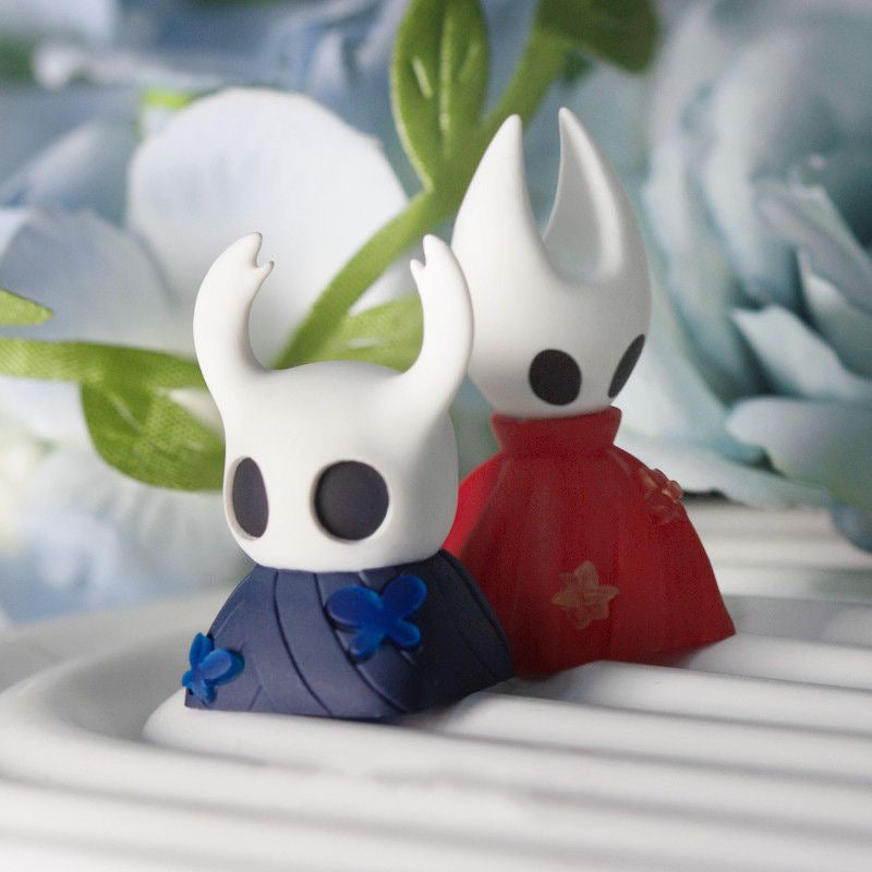 YMDK Blue Knight Wasp Girl Personalized Keycaps Cool Creative Resin Shine Through Custom Keycap for MX Mechanical Keyboards