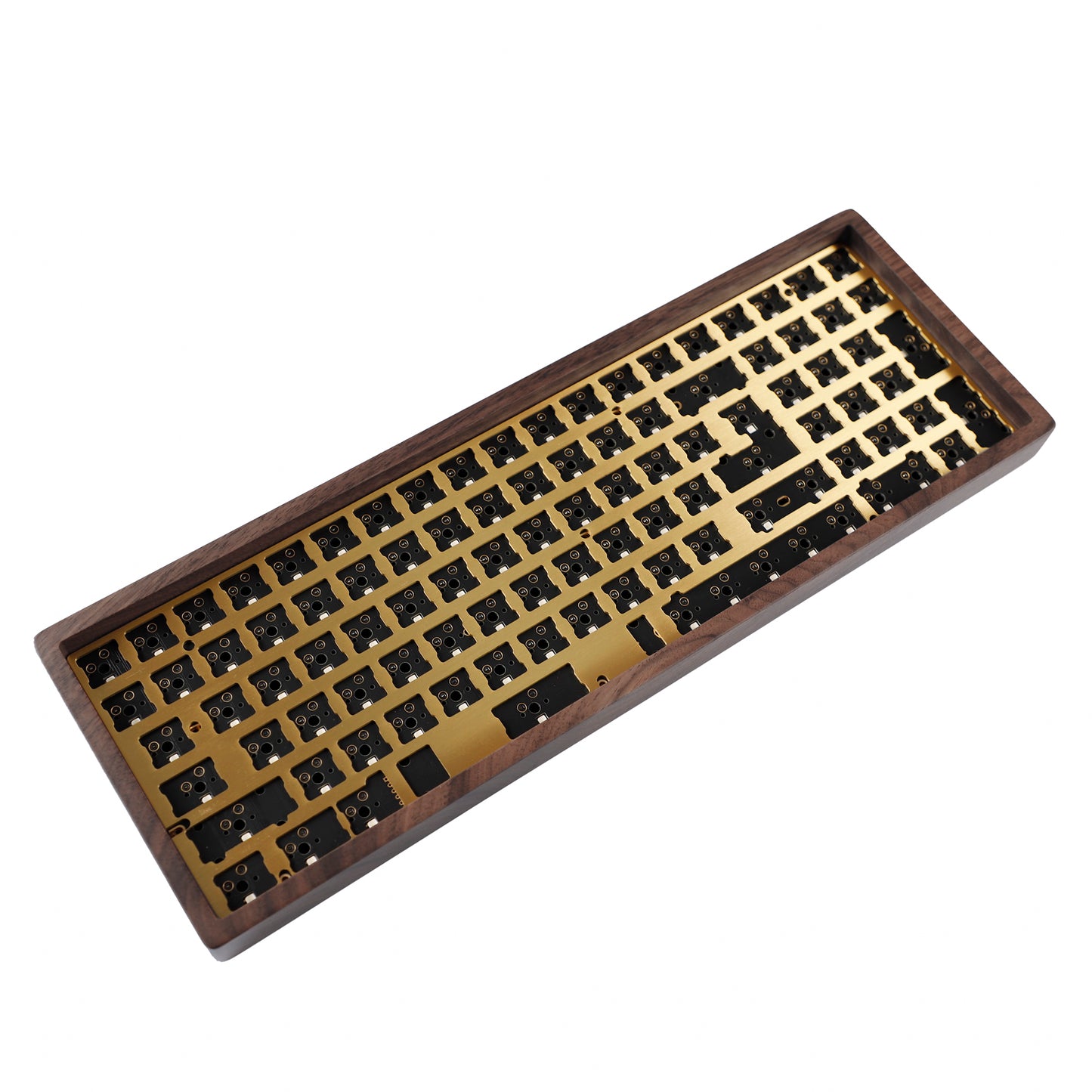 YMDK NYM96 Pro Fully Programmable Hotswap RGB PCB Walnut Beech Case Wood Support ANSI DIY Kit(RGB South Facing Kit)