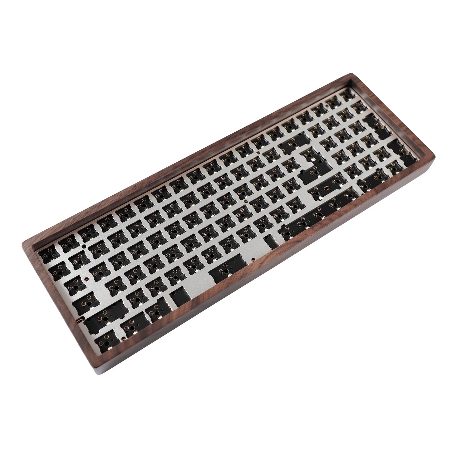 YMDK NYM96 Pro Fully Programmable Hotswap RGB PCB Walnut Beech Case Wood Support ANSI DIY Kit(RGB South Facing Kit)