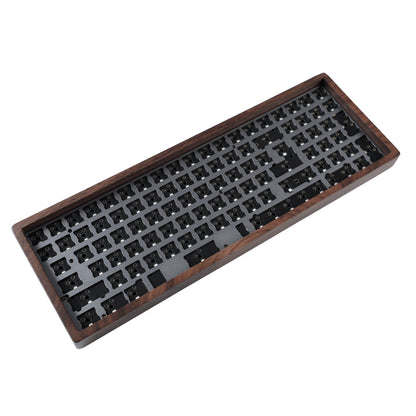 YMDK NYM96 Pro Fully Programmable Hotswap RGB PCB Walnut Beech Case Wood Support ANSI DIY Kit(RGB South Facing Kit)