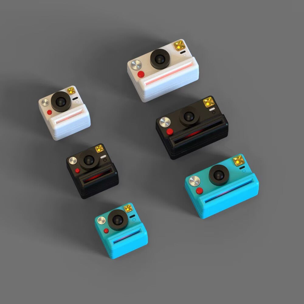 YMDK 1pcs Esc 1u Tab 1.5u Camera Theme Keycaps White Black Blue Personalized Resin 3D Cute Keycap for MX Mechanical Keyboards