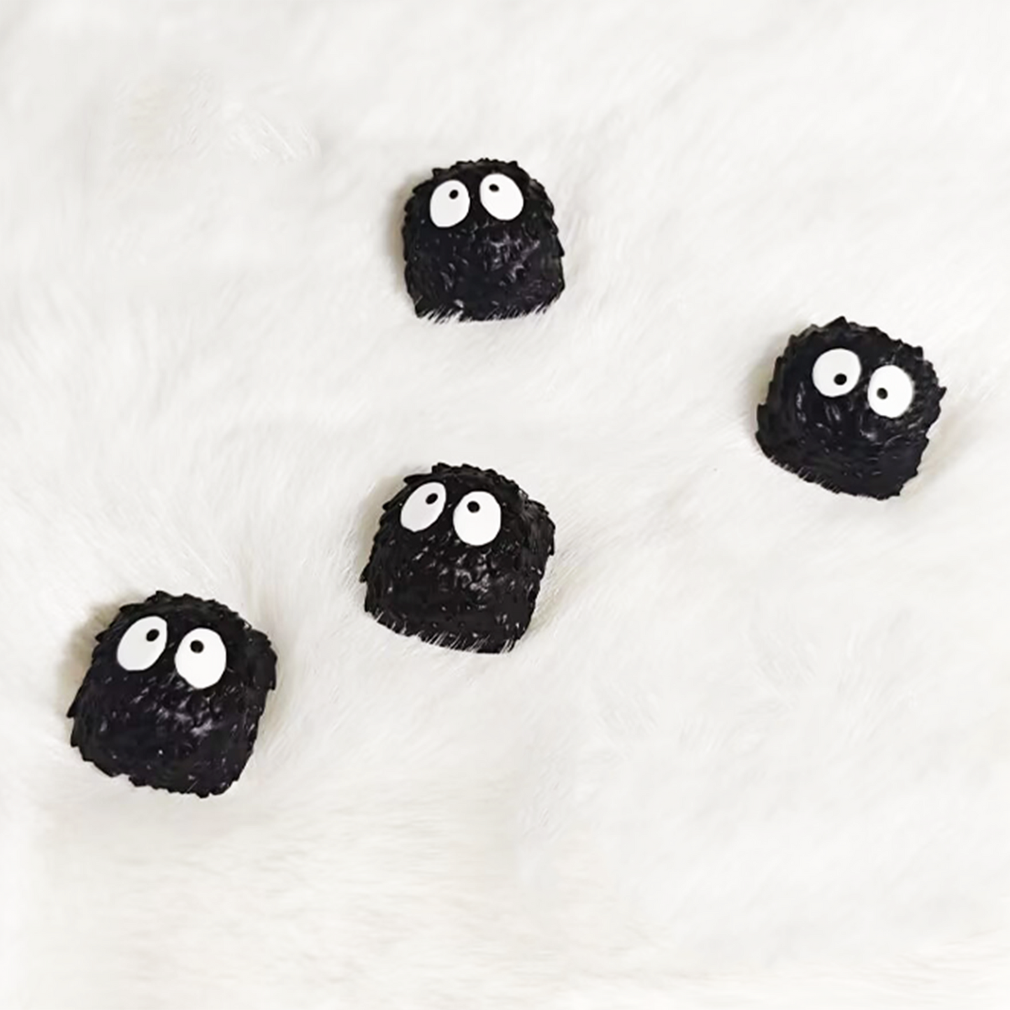 YMDK Black Coal Ball Novelty Keycap Personalized Handmade Resin Creativity Custom Keycaps for MX Mechanical Keyboards