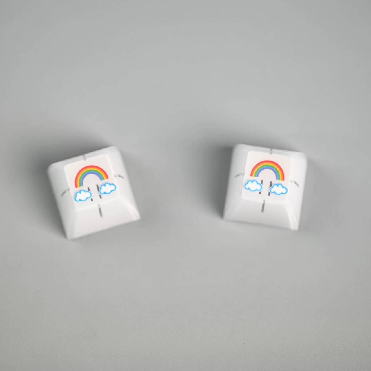 YMDK Fortune Planet Personalized Keycaps Creative Novel Keycap Dye Sub PBT Key Caps for MX Mechanical Keyboard