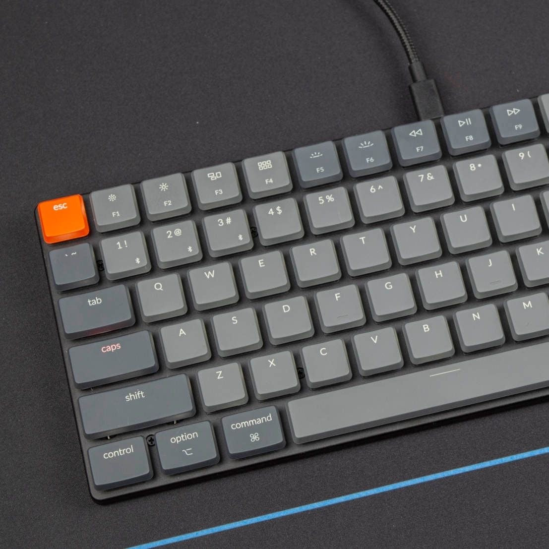 Gray Orange ABS 116 keys Low Profile Keycaps Backlit Key Caps Compatib ...
