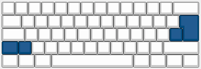OEM Profile White Black Blue Pink ISO Keys Thick PBT Blank Keycaps For ISO Layout Keyboard