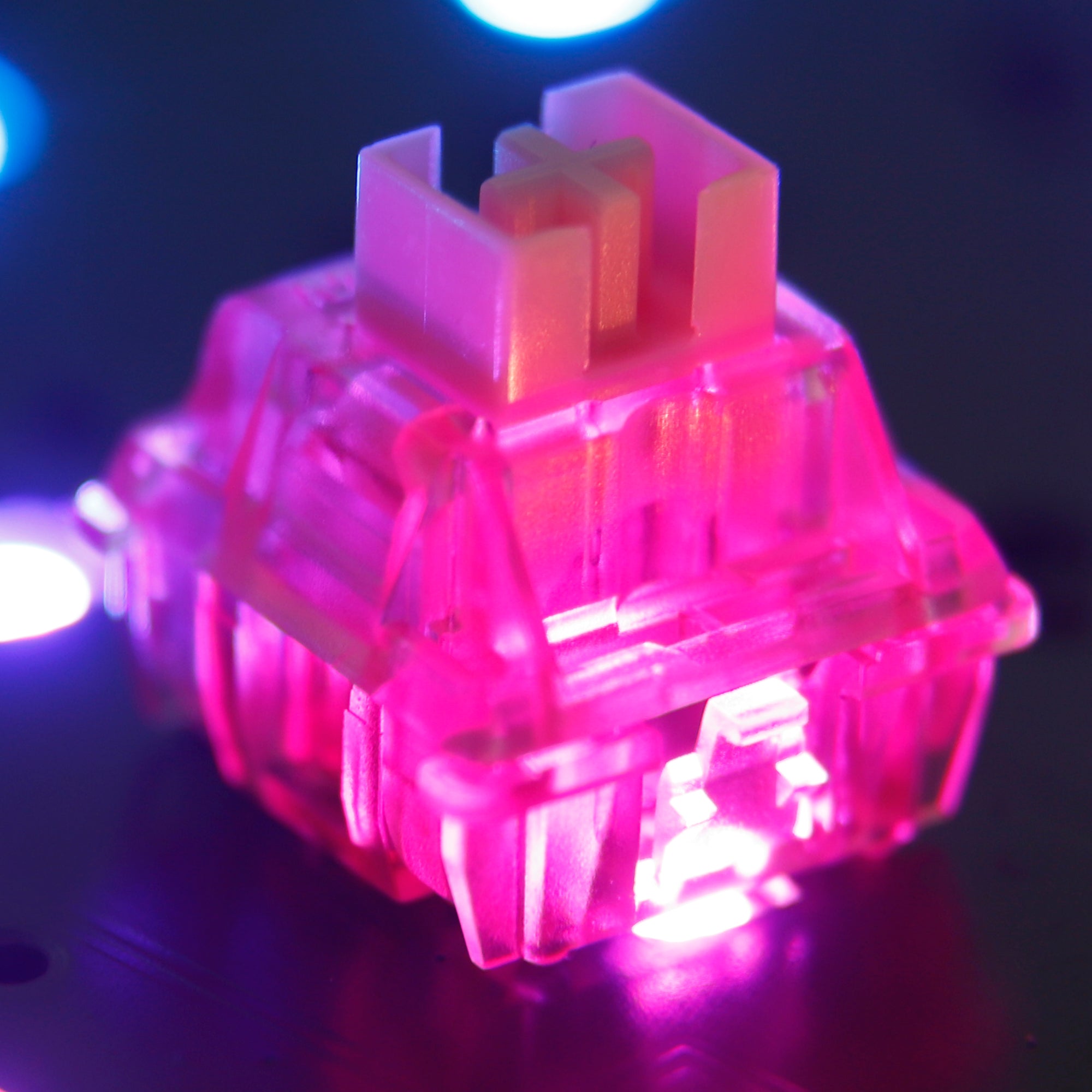 Gateron Box Ink v2 Pink And Black(Pre Lubed 5pin POM Stem PC Housing S ...