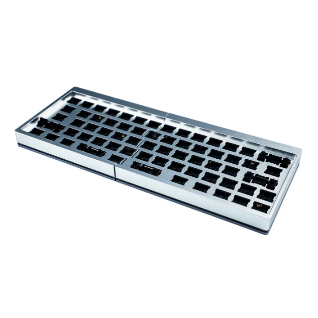 YMD-Split 64 V2 Aluminum Case With Acrylic Layer Kit (RGB Underglow Hotswap Kit/VIAL Programmable)