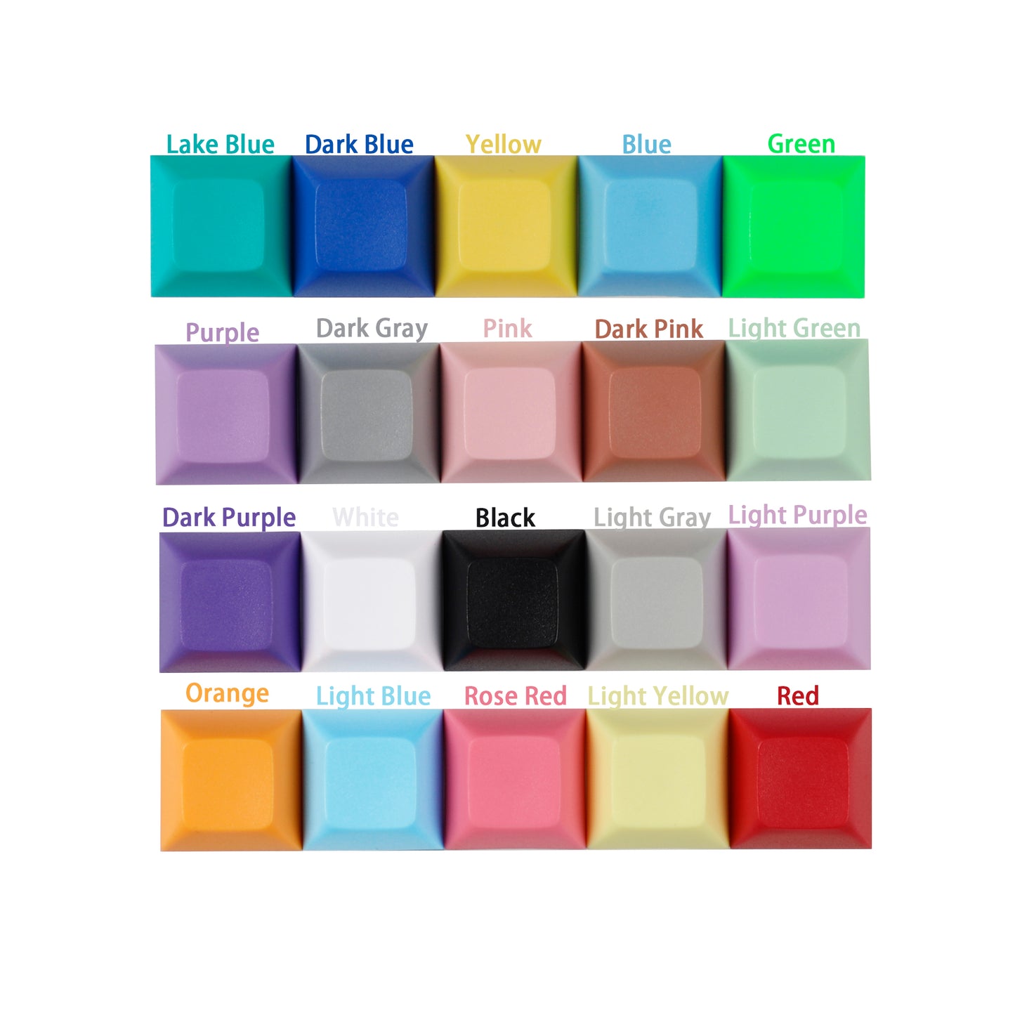 800 PCS DSA 1u Keycaps Blank ABS Or PBT 1.4mm(Wholesale)