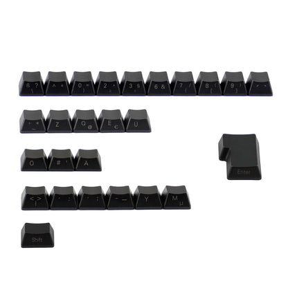 YMDK 125 Laser-Etched Dolch Keycaps (Side Printed Support UK Italian Spain De ISO)
