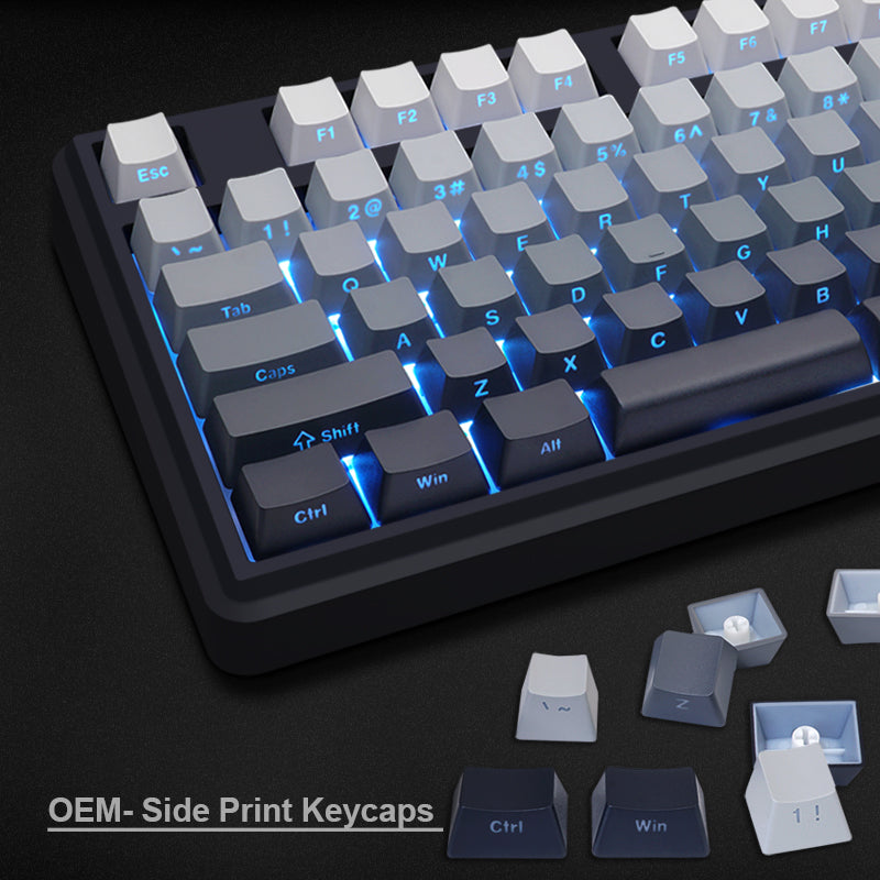 GK104 Pro Full-Size 3-Mode Wireless Mechanical Keyboard with 2.0 Screen 3 Knobs Hot-Swappable Side-Engraved PBT keycaps GK104Pro Fully Assembly Keyboard