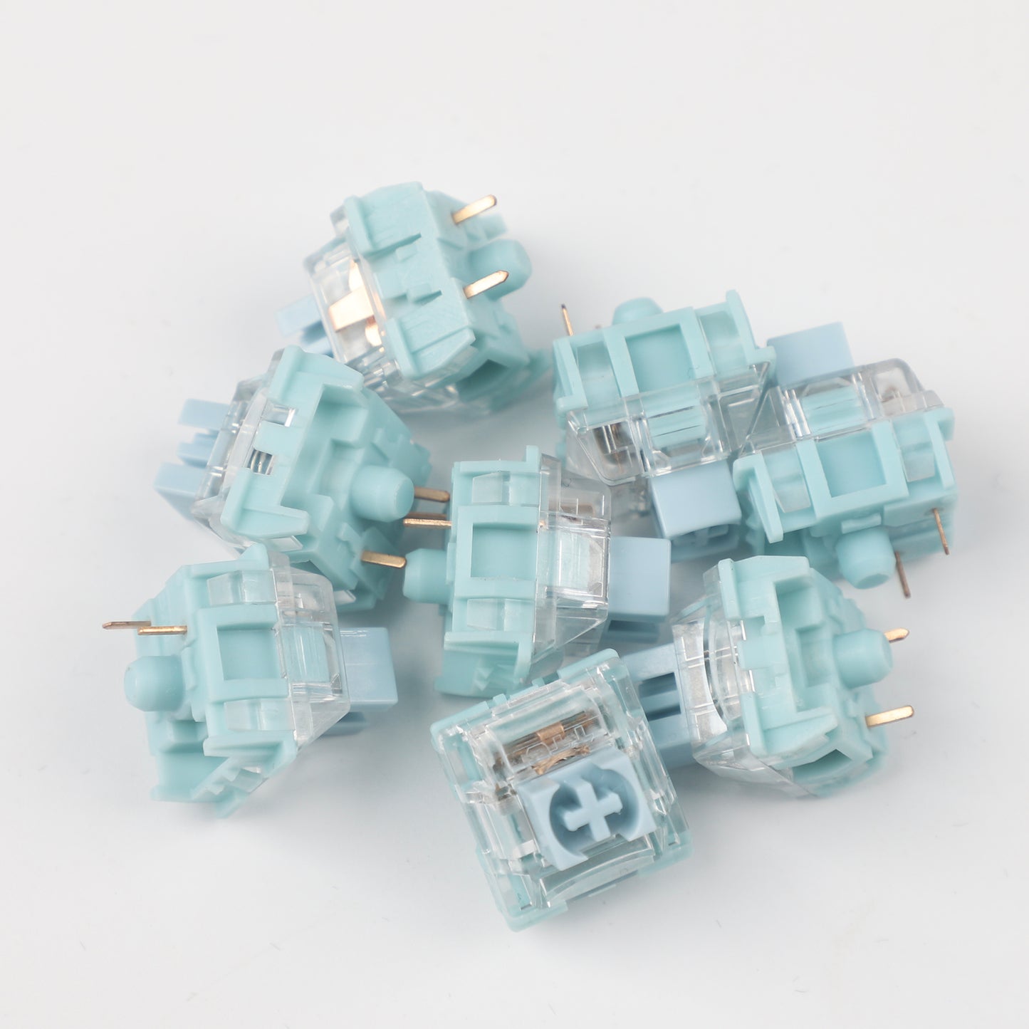 TTC Silent BLUISH WHITE(SMD 3 Pin 42g Silent Tactile Switches)
