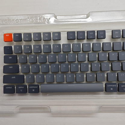 Gray Orange K1 SE Low Profile Keycaps Back-Lit Key Caps Compatible with Keychron Low Profile Mechanical Keyboard