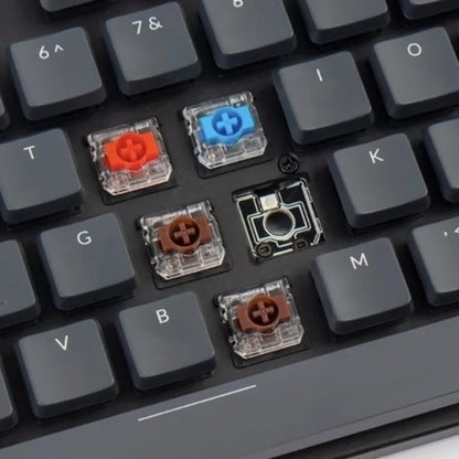 Gray Orange K1 SE Low Profile Keycaps Back-Lit Key Caps Compatible with Keychron Low Profile Mechanical Keyboard