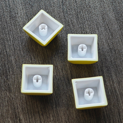 YMDK Gameboy Theme Keycap ZDA Profile Arrow Keys PBT Dye Sublimation Key Cap Keycaps Up and Down Left and Right for MX Mechanical Keyboard