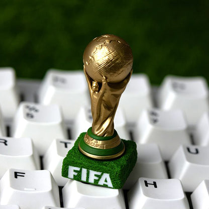 Rotatable FIFA World Cup Trophy Custom ESC Keycap, Single Artisan Resin Key Cap for Mechanical Keyboard, DIY Customization