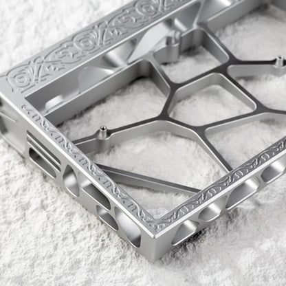 YMDK 60% Hollow60 GH60 Aluminum Case For Wooting60HE Poker2 Pok3r DZ60 YD60MQ GK61 GK64 DK64 Similar to Holy60