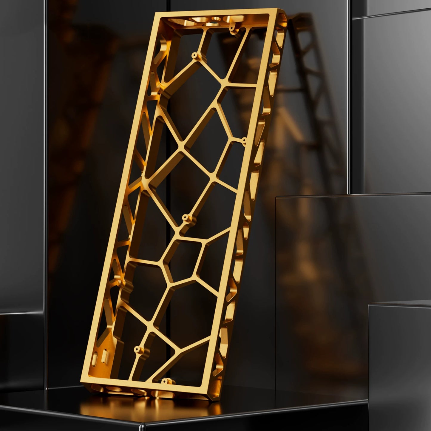 YMDK 60% Hollow60 GH60 Aluminum Case For Wooting60HE Poker2 Pok3r DZ60 YD60MQ GK61 GK64 DK64 Similar to Holy60