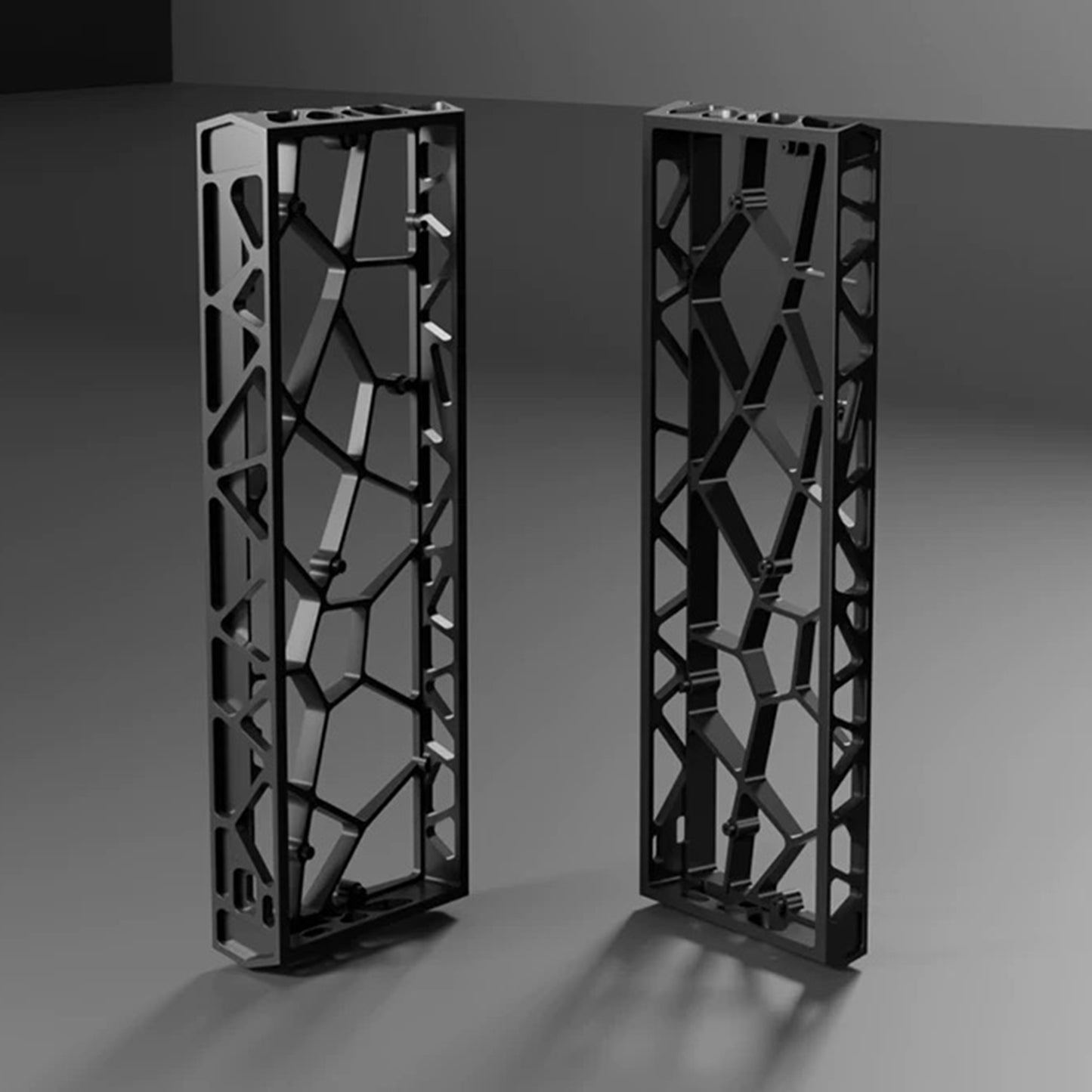 YMDK 60% Hollow60 GH60 Aluminum Case For Wooting60HE Poker2 Pok3r DZ60 YD60MQ GK61 GK64 DK64 Similar to Holy60