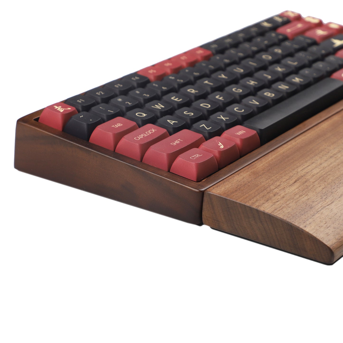 75% YMD84 Walnut Wood Wrist(YMD-75% KBD75 Using)