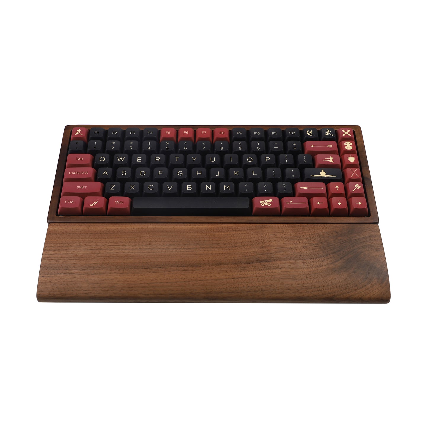 75% YMD84 Walnut Wood Wrist(YMD-75% KBD75 Using)