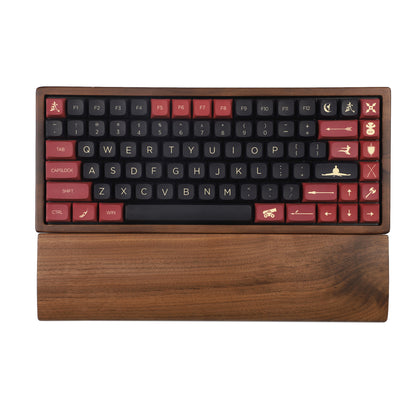 75% YMD84 Walnut Wood Wrist(YMD-75% KBD75 Using)