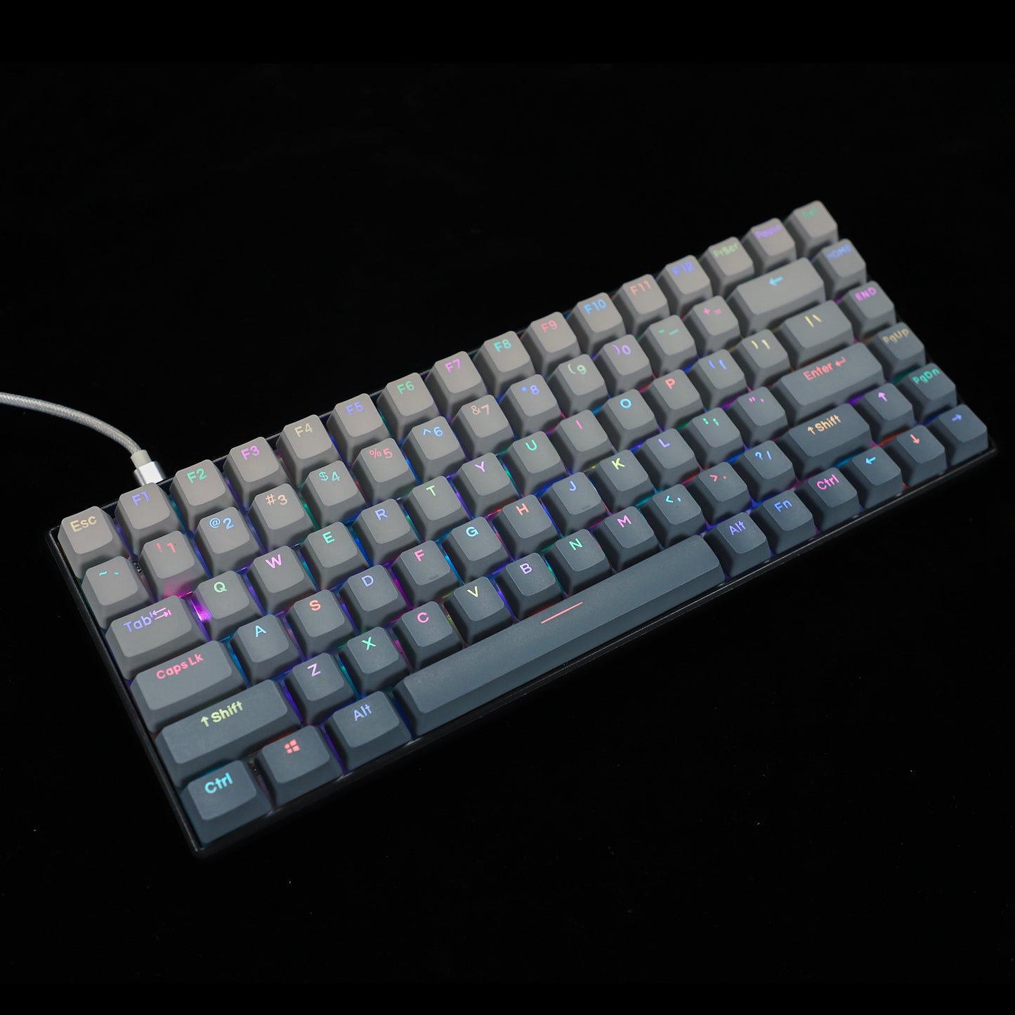 YMDK OEM Profile 122 Keycaps(PBT Double Shot Backlit Shine Through Dyed )